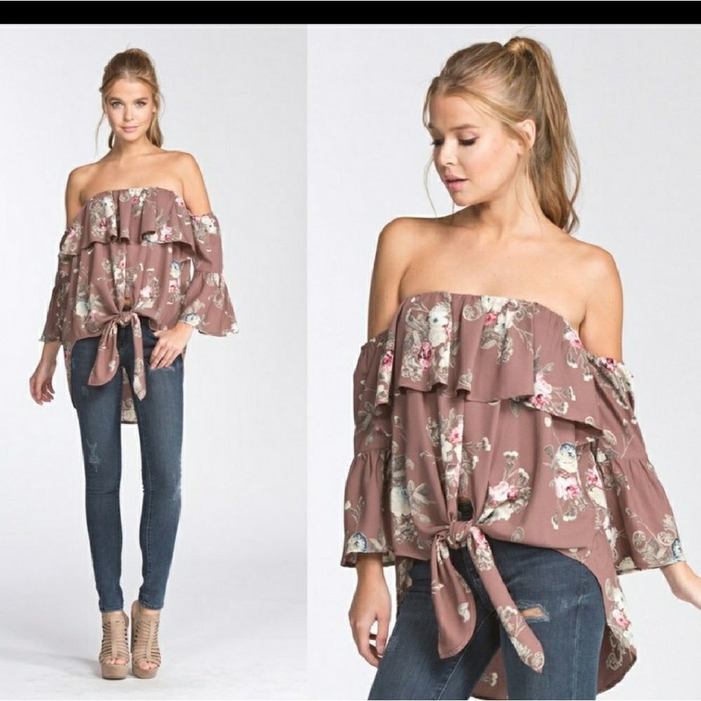 STRAPLESS Boho Top - Picture 2 of 2